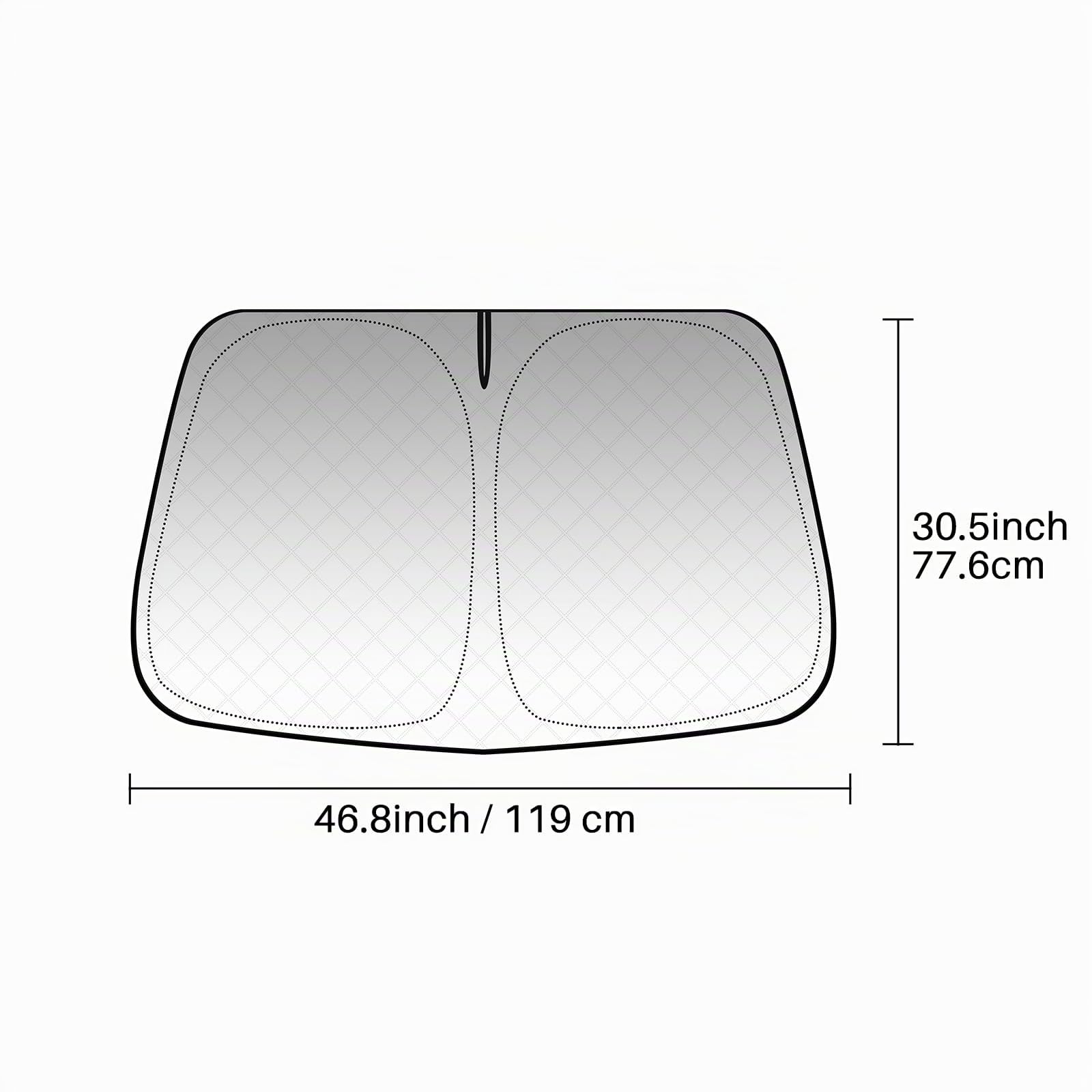 KUNGKIC Per Fiat 500 2008-2023 Abarth 595 2012-2023 parabrezza auto parasole pieghevole blocca i raggi UV parasole (parabrezza anteriore)