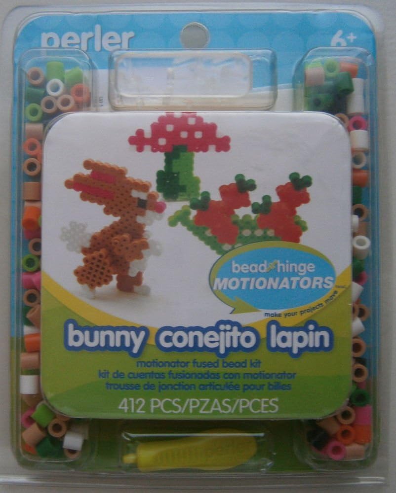 Perler Beads Bunny Rabbit Motionator Bead Kit 400 Beads New