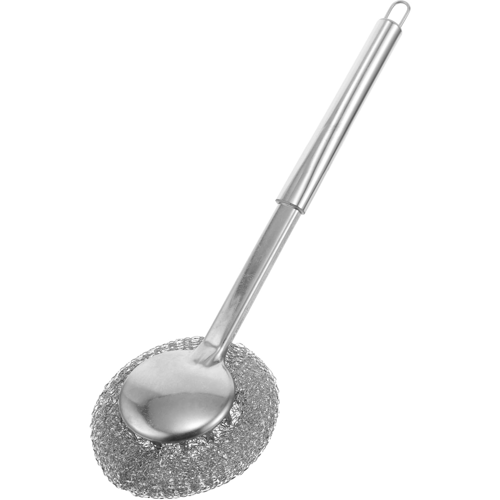 FOMIYES Stainless Scrubber Dish Scrub Brush Dishwashing Brush Steel Sponge Dish Scrubbing Sponge Kitchen Essential