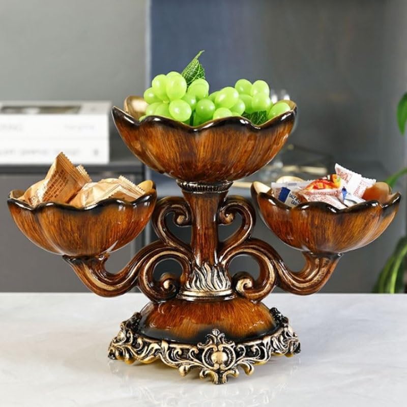 European Resin Fruit Plate The Coffee Table Features Luxurious Dried Melon Pla