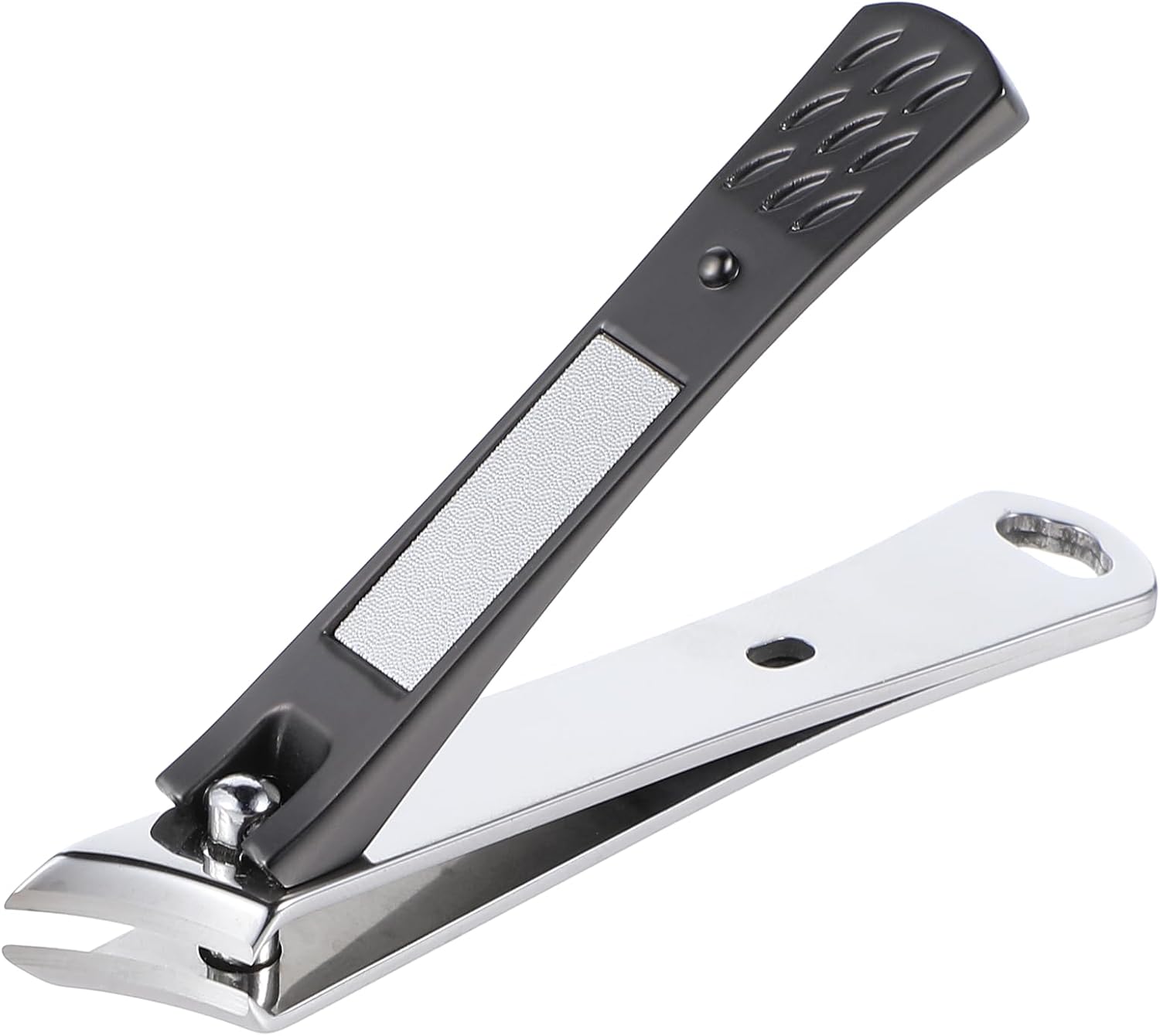 Piriuuo Nagelknipper, nagelknipper voor ingegroeide roestvrijstalen nagelknipper met schuin gebogen lemmet, teennagelknipper met schuine kop voor dikke teennagels en ingegroeide nagels