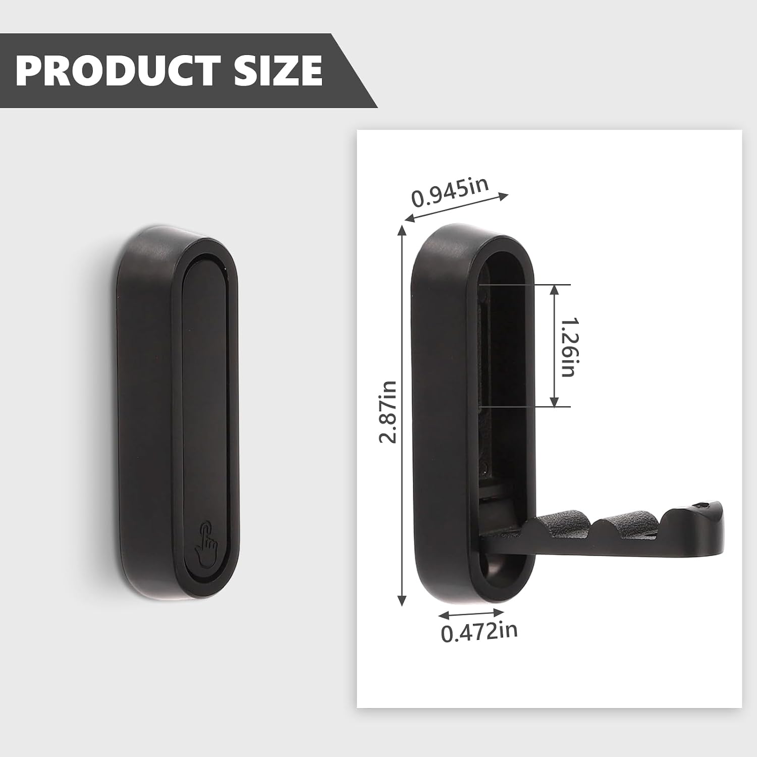 Coat Hooks 4PCS Foldable Wall Hooks Heavy Duty Foldable Hook Black | Space Saving Foldable Clothes Hanging Hooks, Easy Install Storage Organizer for Closet Cabinet Drawer Bedroom & Entryway