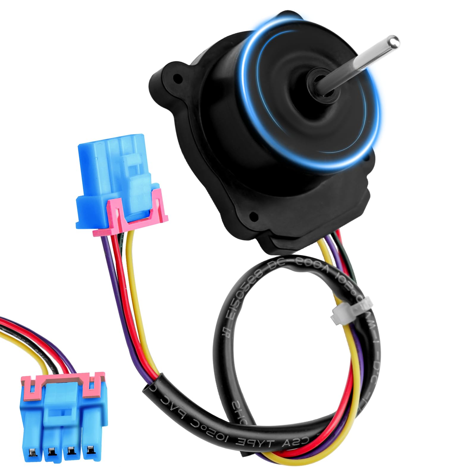 EAU65058502 - Motor de ventilador de condensador para refrigerador LG RFD3410A102A sustituye a EAP16662422 AP7178309 PS16662422 EAU64843805 EAU65058501 - Conjunto de motor de ventilador de condensador