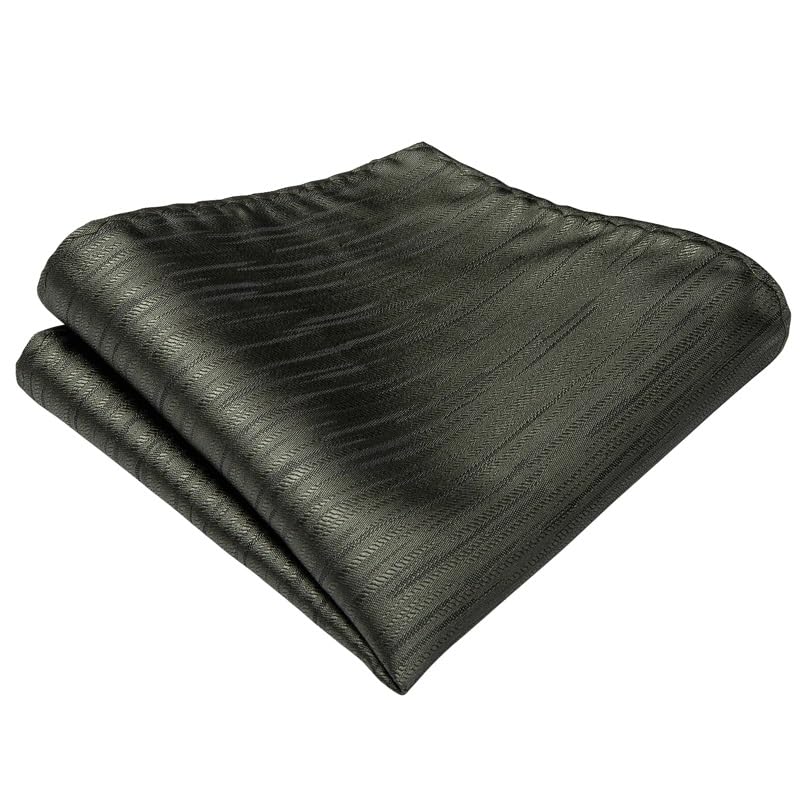 Set de corbata de seda para hombre NSUQOA miniatura 4
