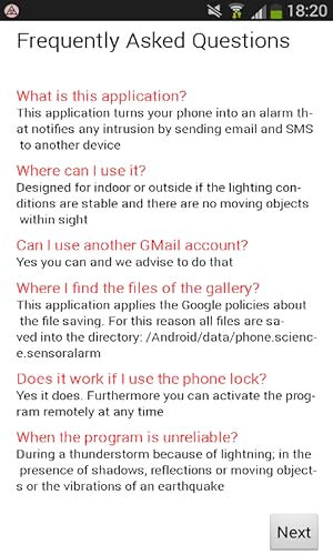 Sensor Alarm Spy camera Free