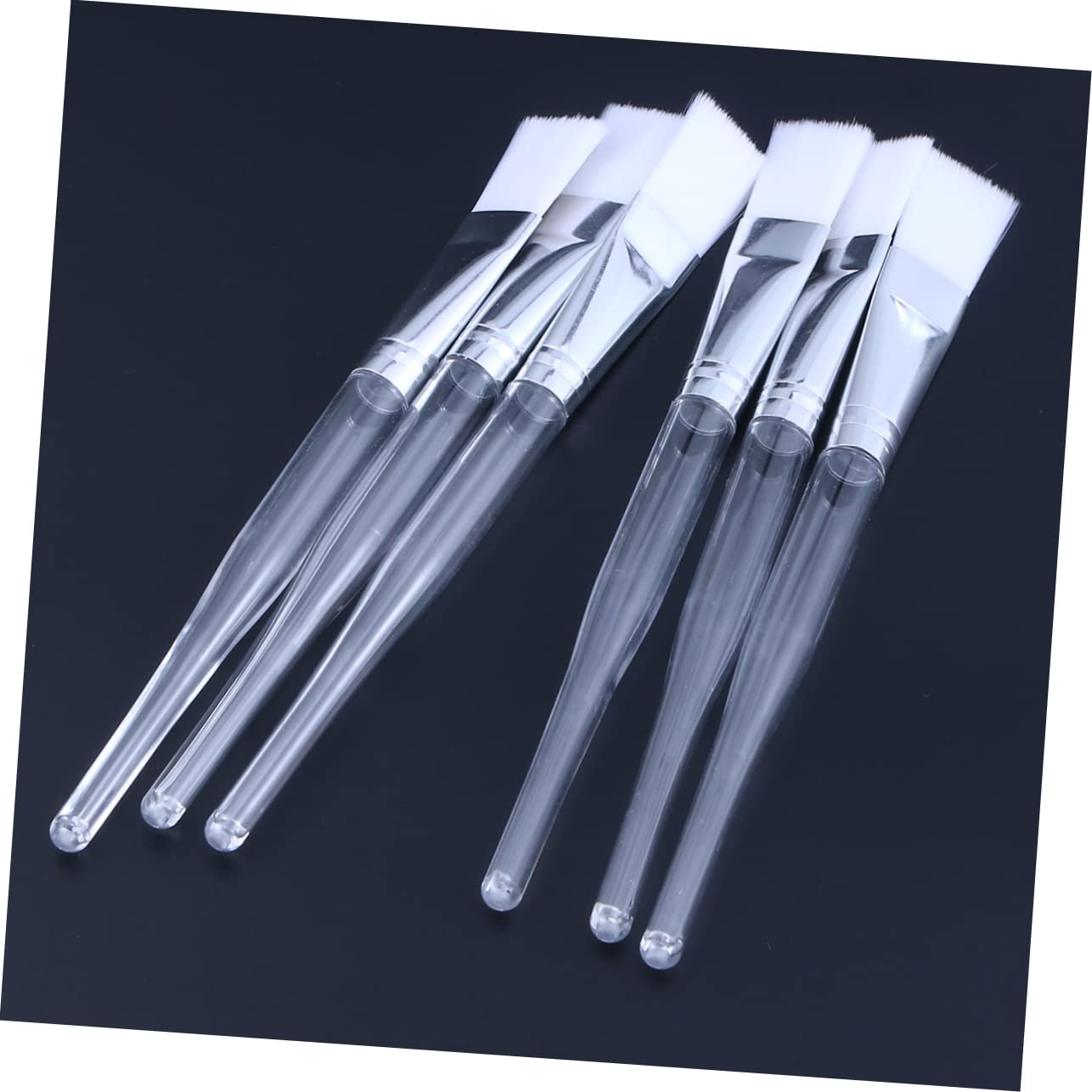 DOITOOL 192stücke Transparente Kristall-rod Gesichtsmaske Pinsel Für Diy Maskenanwendung Weiche Langlebige Anwendung Für Serum Peeling Und Hautpflegeprodukte