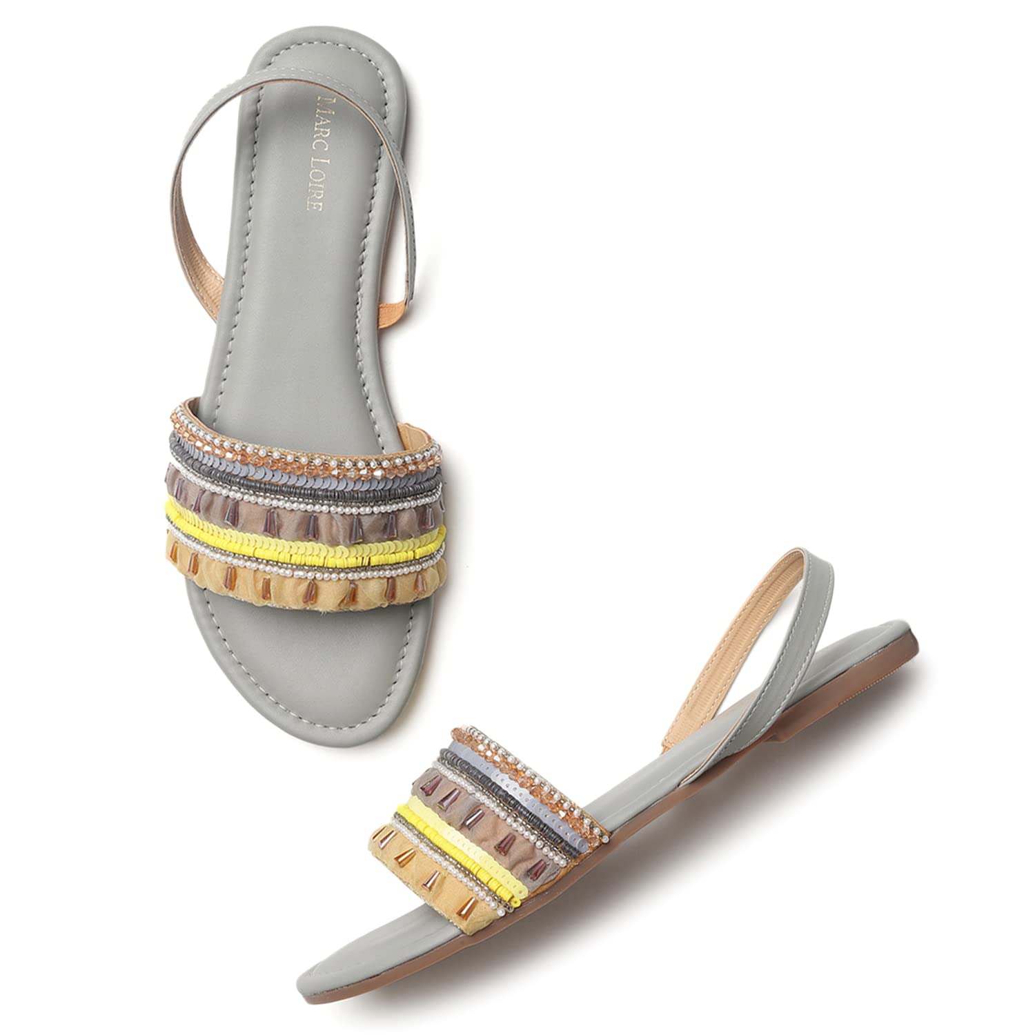 Marc Loire Women's Pair of Embellished Fashion Flat Sandals - Review, Price and Buying Guide