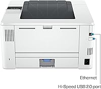 Vista 9 de HP LaserJet Pro 4001n Black & White Printer, Print, Fast speeds, Easy setup, Mobile printing, Advanced security, USB, Ethernet Connection