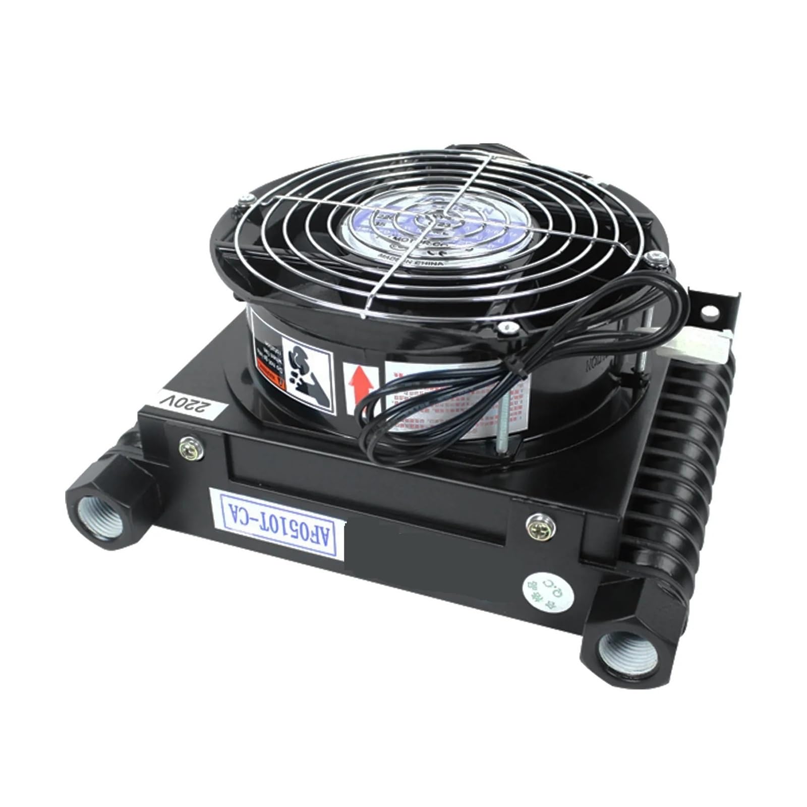 Ventola di raffreddamento dell'aria idraulica da 10 l/min Piastra AF0510T-CA - Radiatore dell'olio idraulico in alluminio con pinna for pompa Operazione stabile