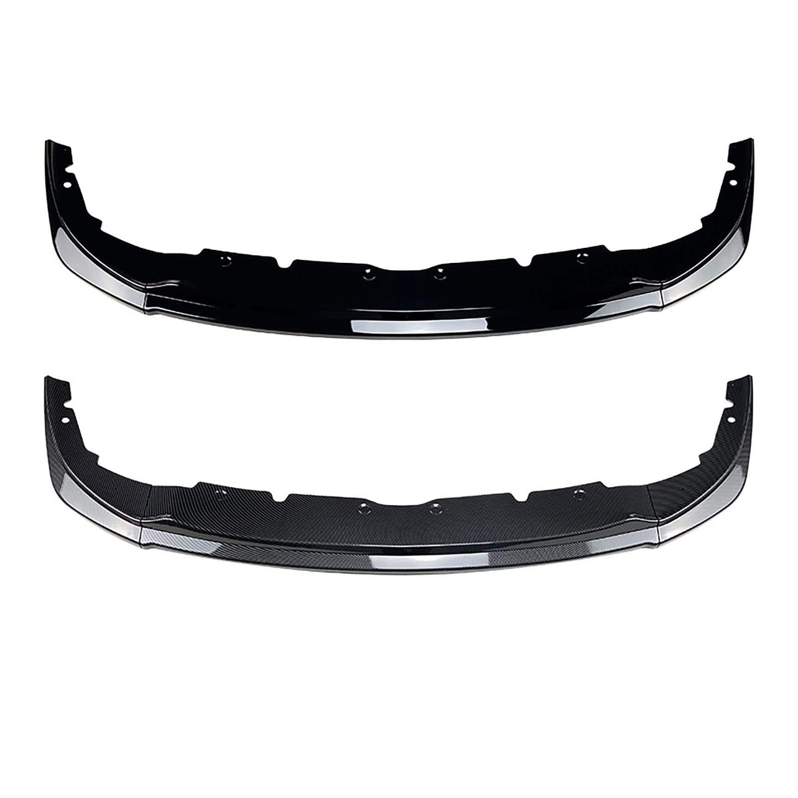 ONURTH Labbro del paraurti dello Spoiler Anteriore per B-MW 1 Series F40 M Sport 2020-2022 118i 120i, Accessori Esterni del Kit del Corpo della Lama dello Splitter Inferiore,Glossy Black