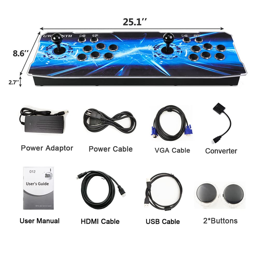 Amazon.com: GWALSNTH 3D Pandora Box 18S Pro Arcade Games Console