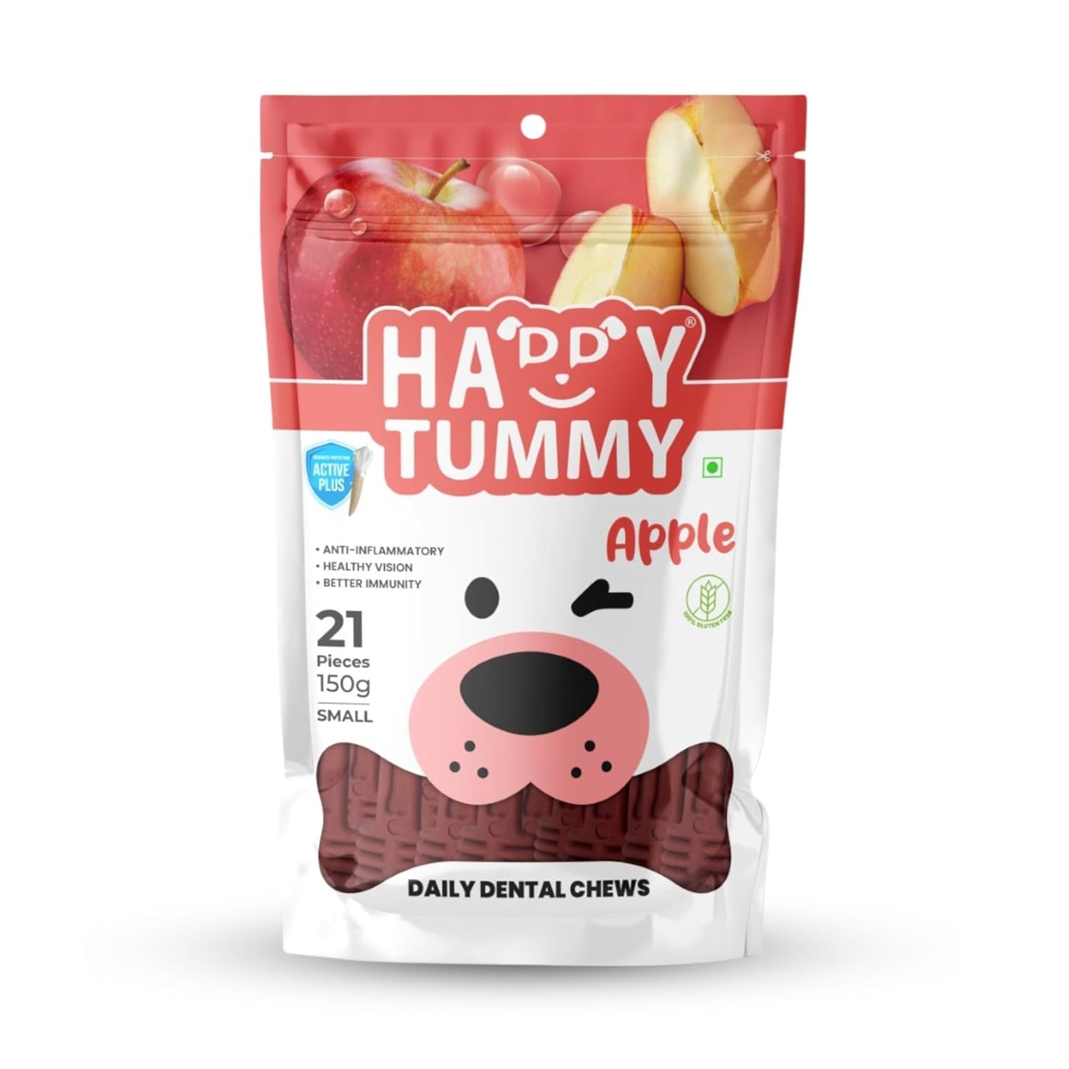 Gnawlers Happy Tummy Bone Treats | Apple Bones | 21 Pieces Small | Daily Chew for Dogs | Better Immunity | Healthy Vision | Natural Vegetarian Treats for Dogs (Pack of 2) (B0CWLSBCCX) Amazon Price History, Amazon Price Tracker