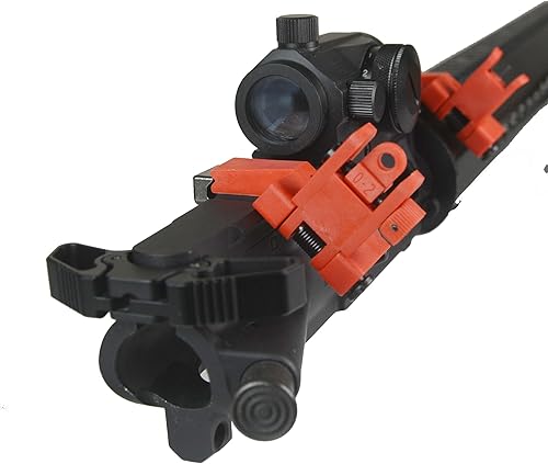 Vista 21 de Mira abatible de 45 grados Diseño de perfil bajo, transición rápida, mira delantera y trasera abatible s-i-g-h-t con ranura de 3 y 5 piezas Negro