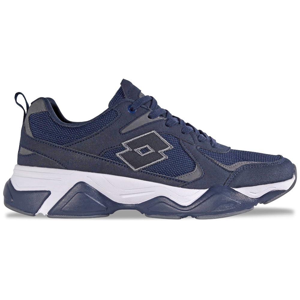 Lotto Unisex's Wany Sneaker, Navy Dk Grey, 8 UK