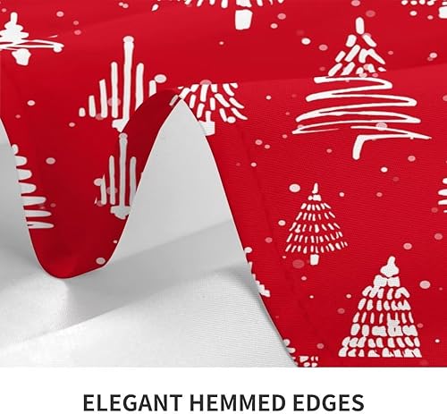 Vista 255 de AEIOAE Mantel cuadrado para el día de San Valentín de 60 x 60 pulgadas, mantel de corazones de amor, mantel de San Valentín, tela de poliéster