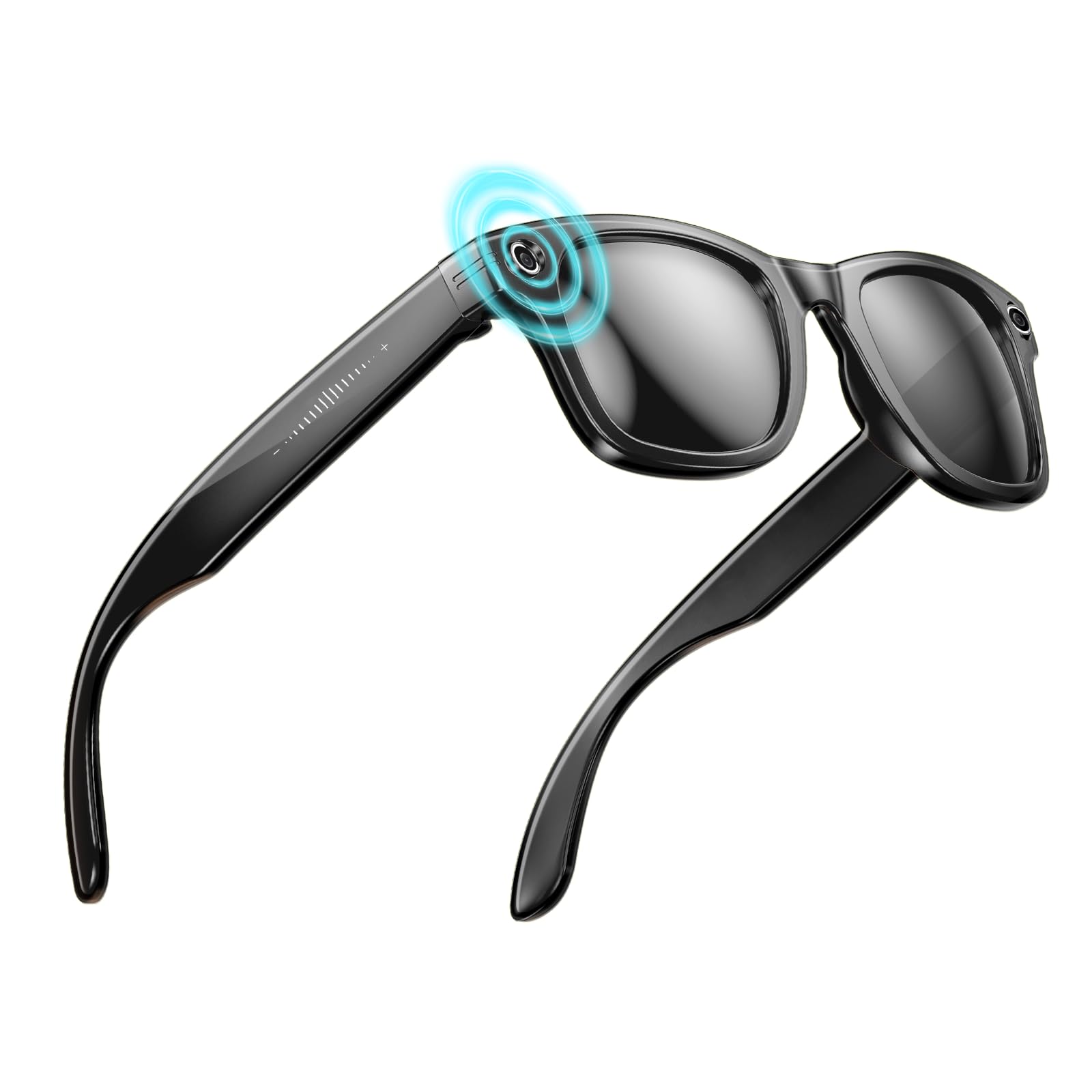 AI Smart Glasses with Camera HD 800W Anti-Shake Camera Glasses Bluetooth Sunglasses for Men Women 32Gb Support Chart