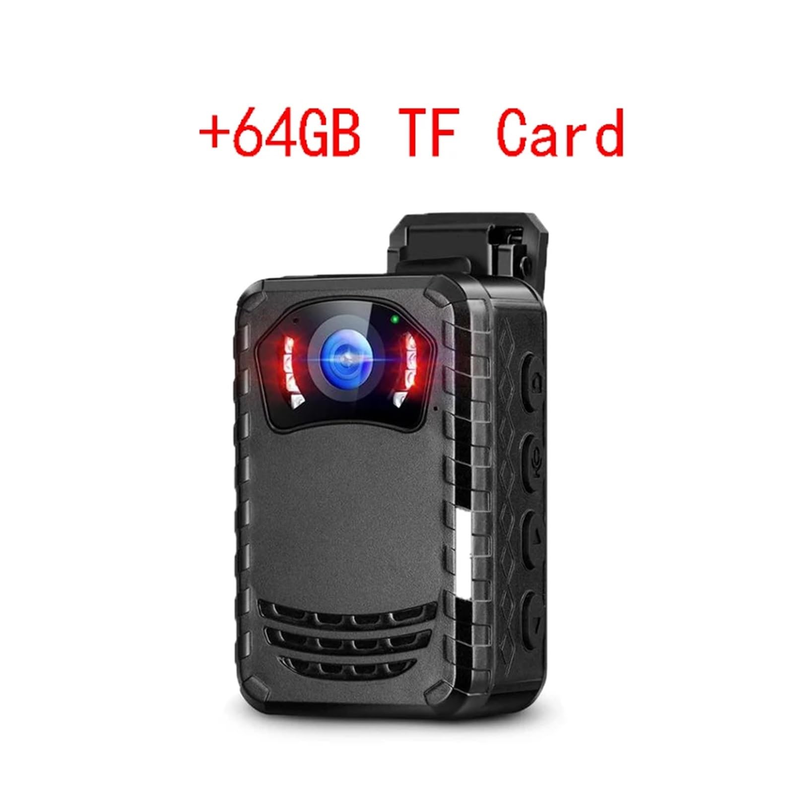 Kamery szpiegowskie N9 Mini kamera korpusowa Full HD 1296P kamera montowana na korpusie mała przenośna kamera noktowizyjna policyjna kamera korpusowa 8 GB-512 GB Mini kamera w celu wykonania usługi, r