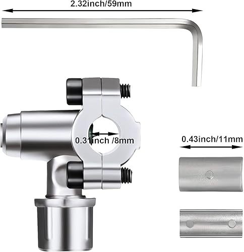 Miniatura 2 de Kits de válvulas perforadoras BPV-31 para nevera compatible con tubos de diámetro exterior de 14 de pulgada, 516 de pulgada y 38 pulgadas, repuesto