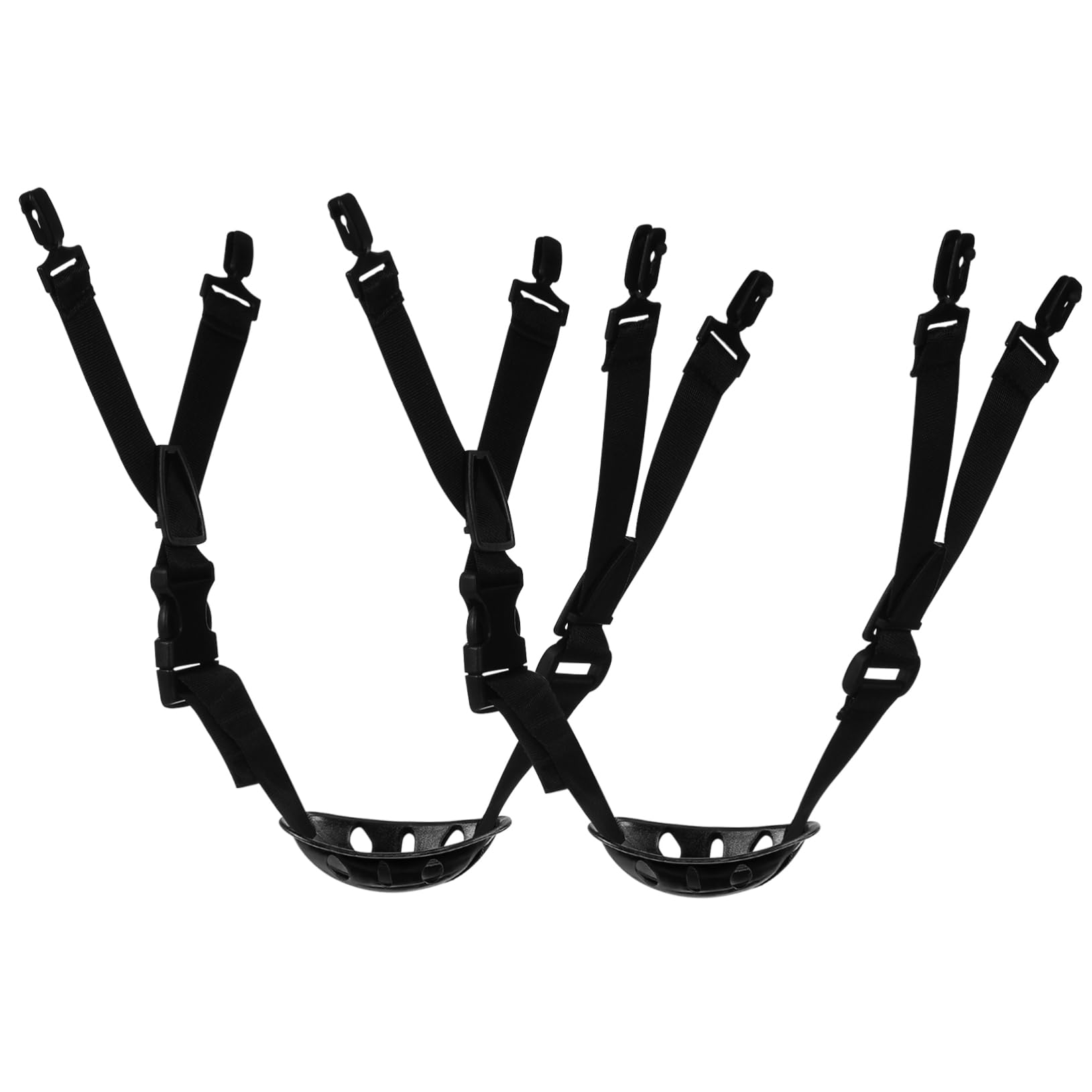 Veemoon Correa para La Barbilla del Casco Mentonera Mentón Cascos con Correa para La Barbilla Casco De Seguridad Azul Protección Negro Poliéster Color Aleatorio