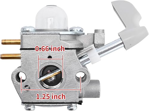 Miniatura 2 de Sopladores de hojas Kit de línea de combustible de carburador de repuesto para soplador Homelite 26B compatible con UT09526 308054114 308054075