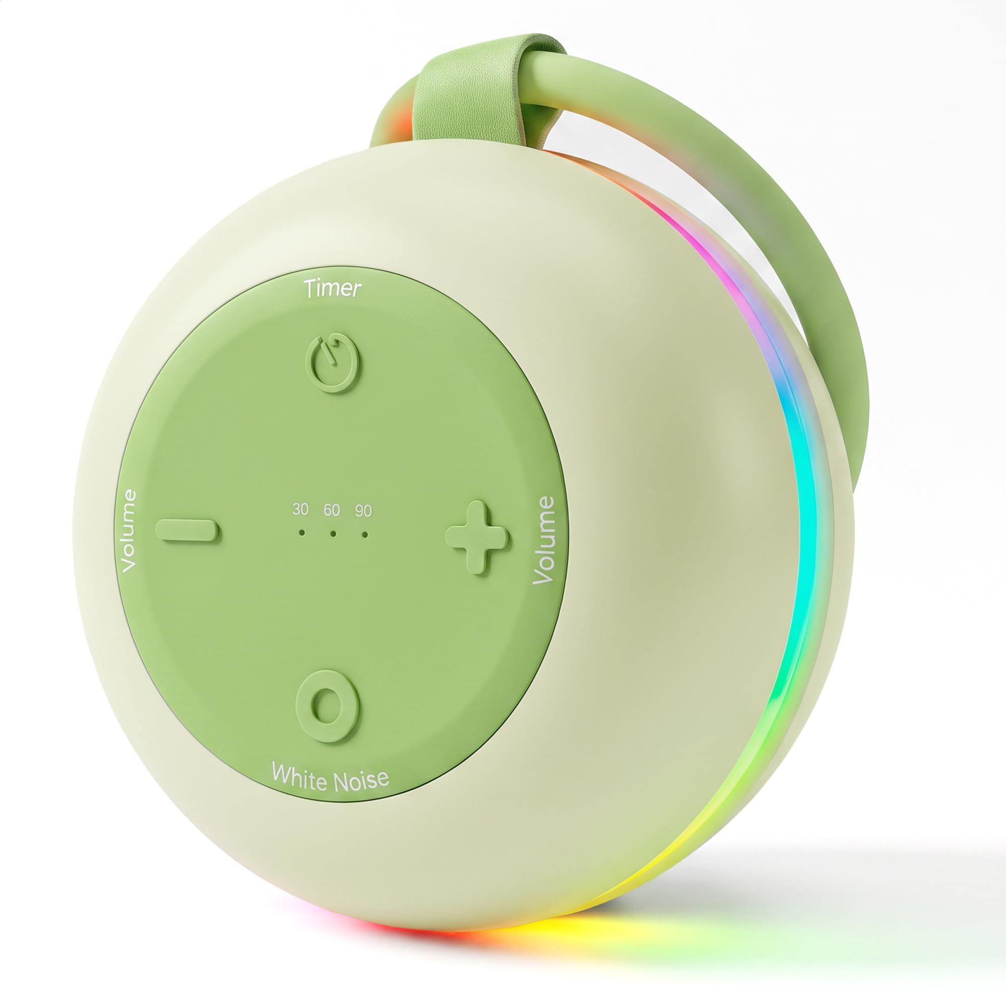 Portable Baby Sound Machine with RGB Night Light