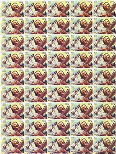 Image of MW MINTAGE WORLD Pt. Ravi Shankar Stamp Sheets