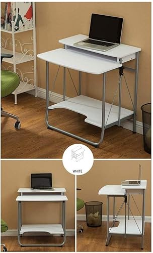 Miniatura 4 de LXXSH Simple and Foldable Computer Desk Creative Adjustable Small Writing Desk Portable Mini Desk Color  D
