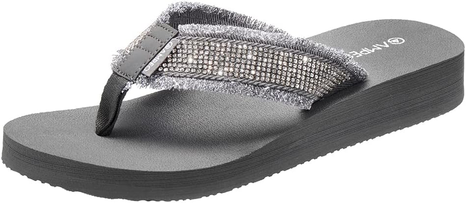 Ampeo Women's Arch Support Flip Flops Comfortable Casual Summer Beach Thong Sandals
