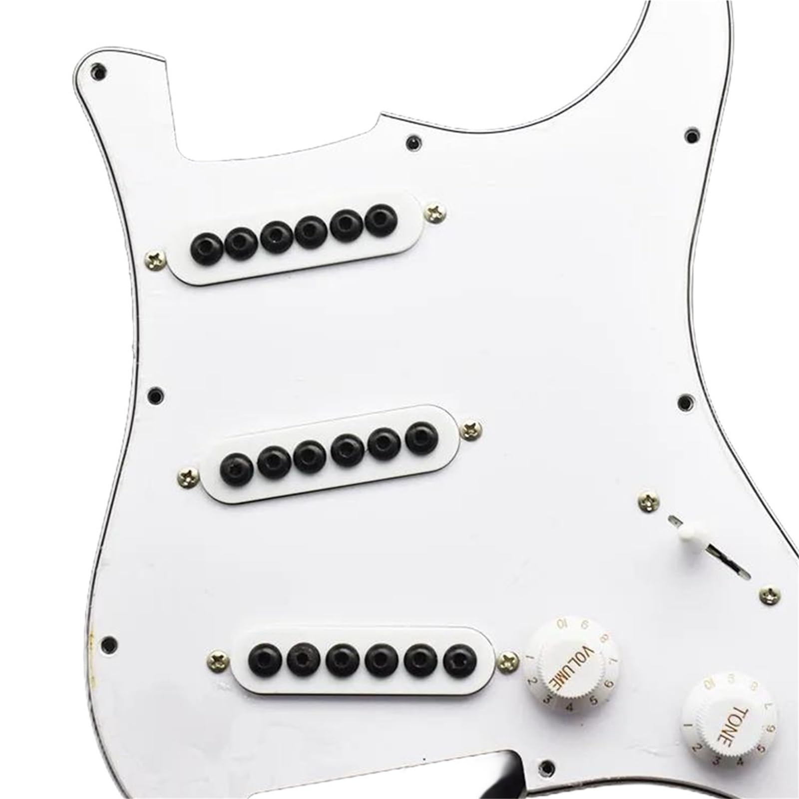 Pickguard Załadowany Do Gitary Przetworniki Do Gitary Elektrycznej SSS Z Pojedynczą Cewką Fabrycznie Okablowane