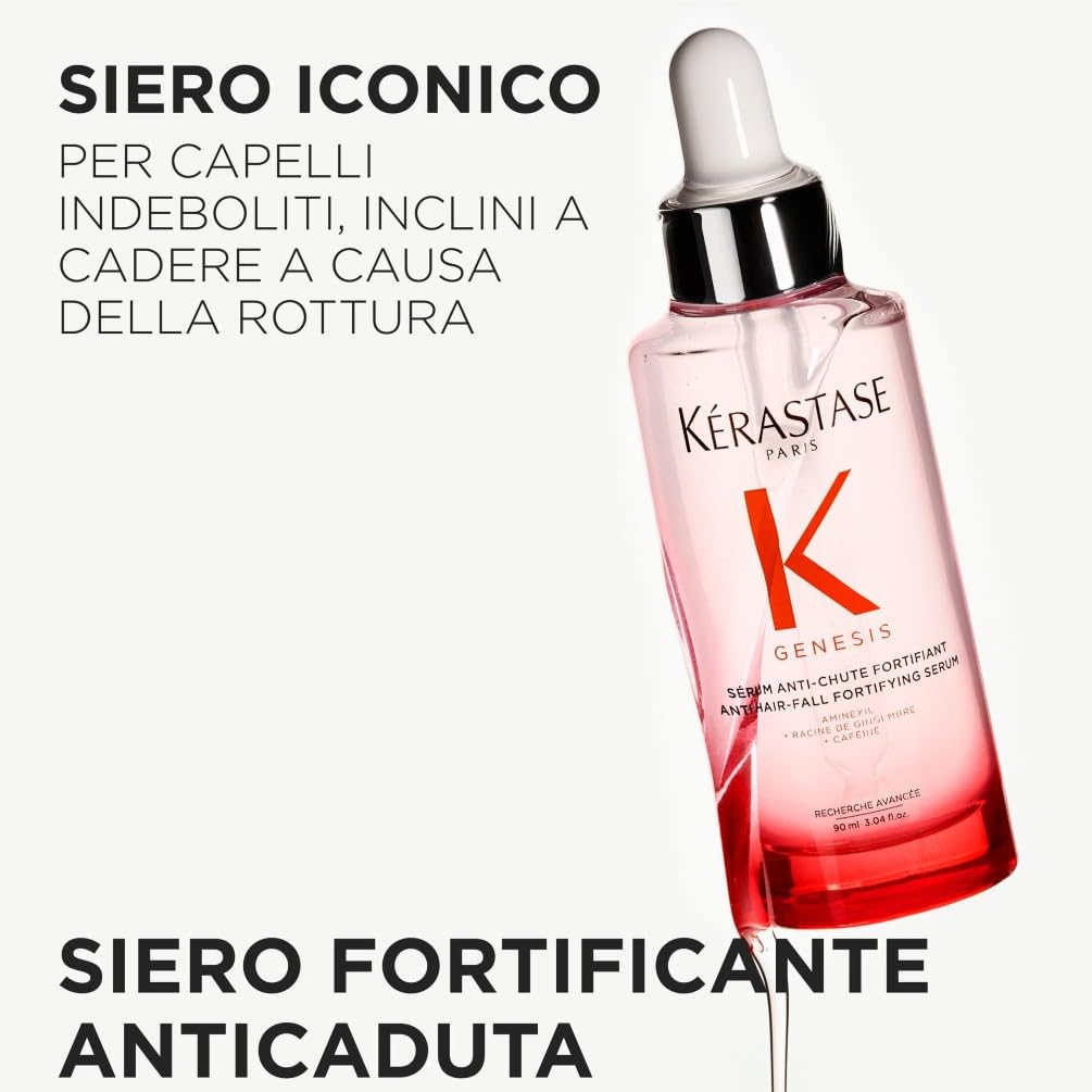 Kérastase, Genesis, Siero Fortificante Anti-Caduta, Trattamento Senza Risciacquo, Per Capelli Fini & Indeboliti, Anti-Chute Fortifiant