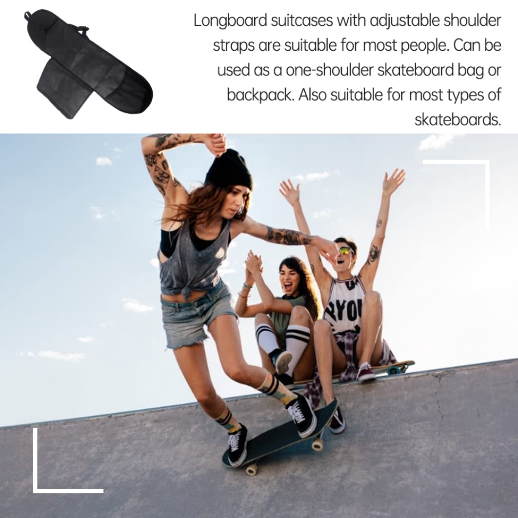 Sac de Skateboard, Sac de Transport étanche pour Longboard avec Sangles réglables, étui pour Skateboard 78-80 cm