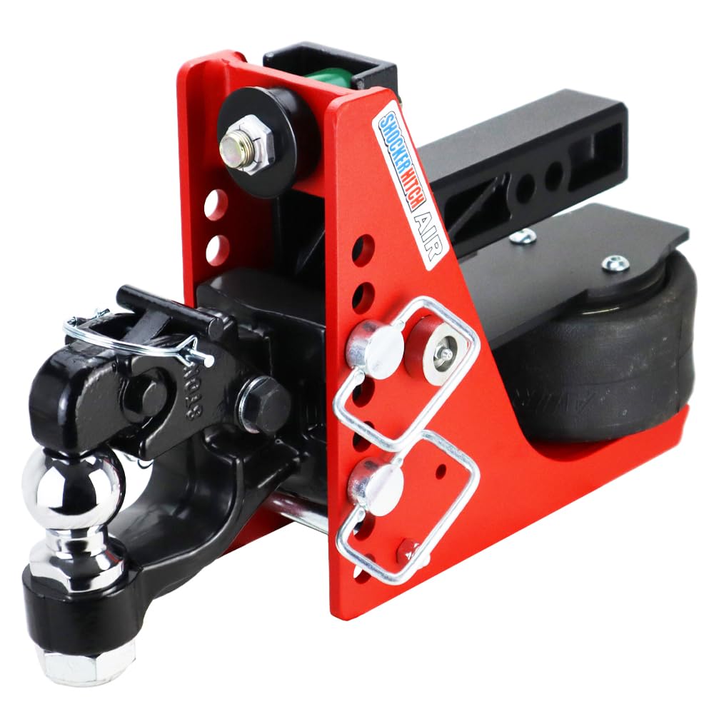 Shocker Air Channel Pintle & Ball Hitch, Fits 2
