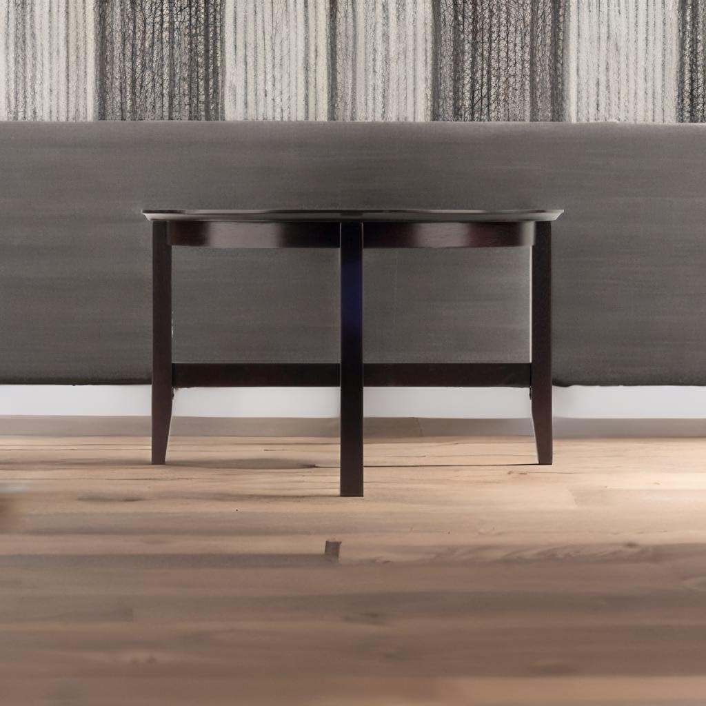 Sophisticated Ergode Wood Toby Round Coffee Table - Durable Solid Wood, 30" Diameter