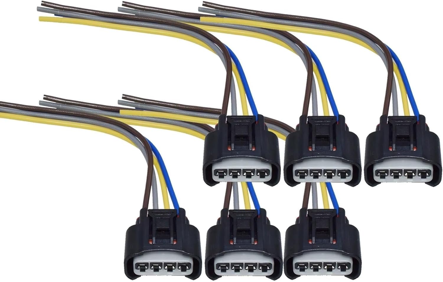 Ignition Coil Plug Compatible With Lexus For HS250h 2010 2011 2012 L4 2.4L Ignition Coil Connector Plug 4-Way Harness 90980-11885(1 PC)