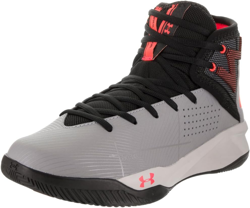 Under Armour Ua Rocket 2, Men’s Basketball Shoes, Grey (Steel), 11 UK (46 EU)