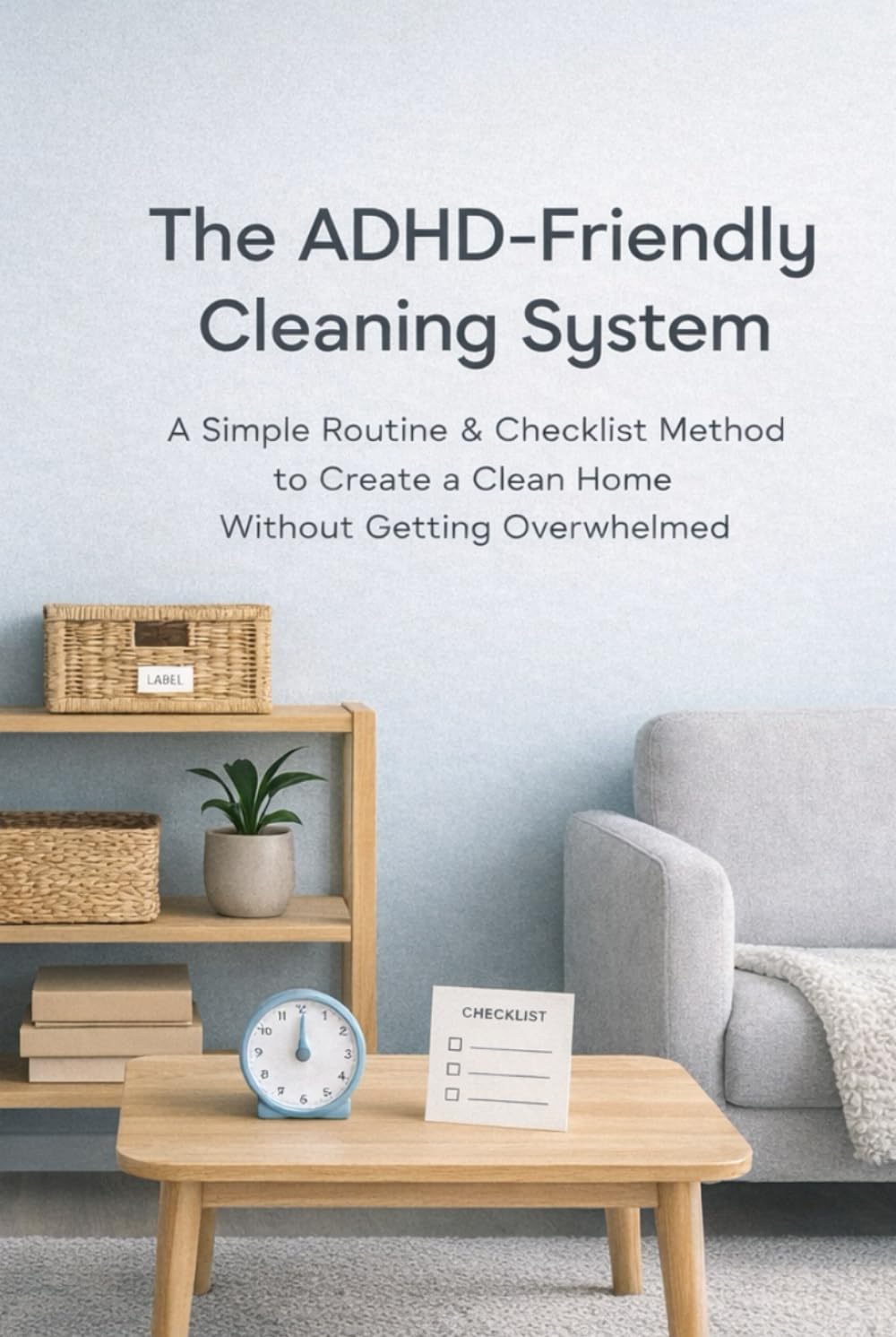 The ADHD-Friendly Cleaning System: A Simple Routine & Checklist Method to Create a Clean Home Without Getting Overwhelmed