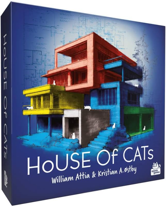 House of Cats - Board Game - From 1 to 6 Players - Ages 10+ - French Version