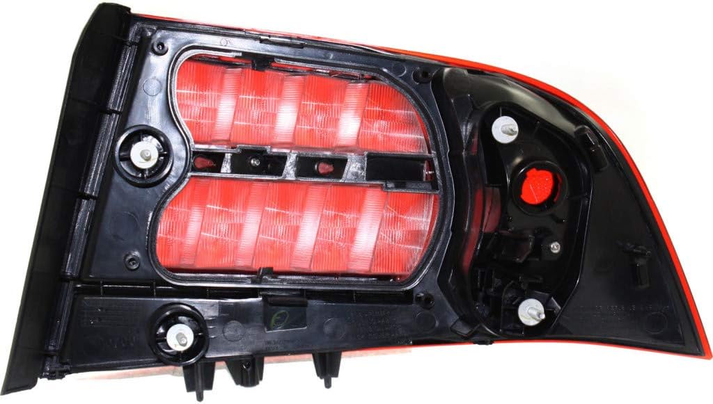 CarLights360 For 2004 2005 2006 Acura TL Rear Tail Light Driver Side Assembly Unit For AC2818104 | 33551-SEP-A01