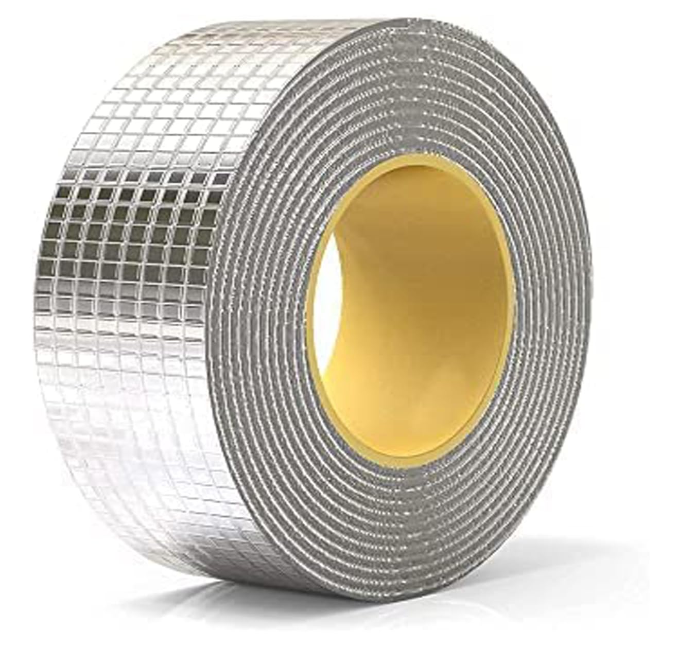 D-fix® Waterproof Repair Tape for Pipe Leakage Roof Water Leakage Solution Aluminium Foil Tape Waterproof Adhesive Sealing Butyl Rubber Tape for Surface Crack (5cmx5m) (Silver)