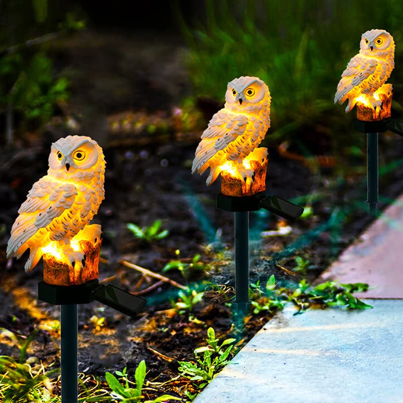 YUSALCEF Solar Owl Light, 2Pack Owl Shape Solar Garden Stake Lights, IP66 Waterproof LED Solar Stake Lights Outdoor Garden Landscape Light for Garden Patio Yard Lawn Walkway Decoration : Amazon.ca: Tools &