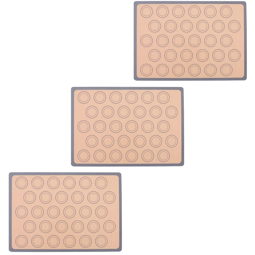 Tapis de cuisson pour macarons parfaits et pizzas maison croustillantes en lot de 3