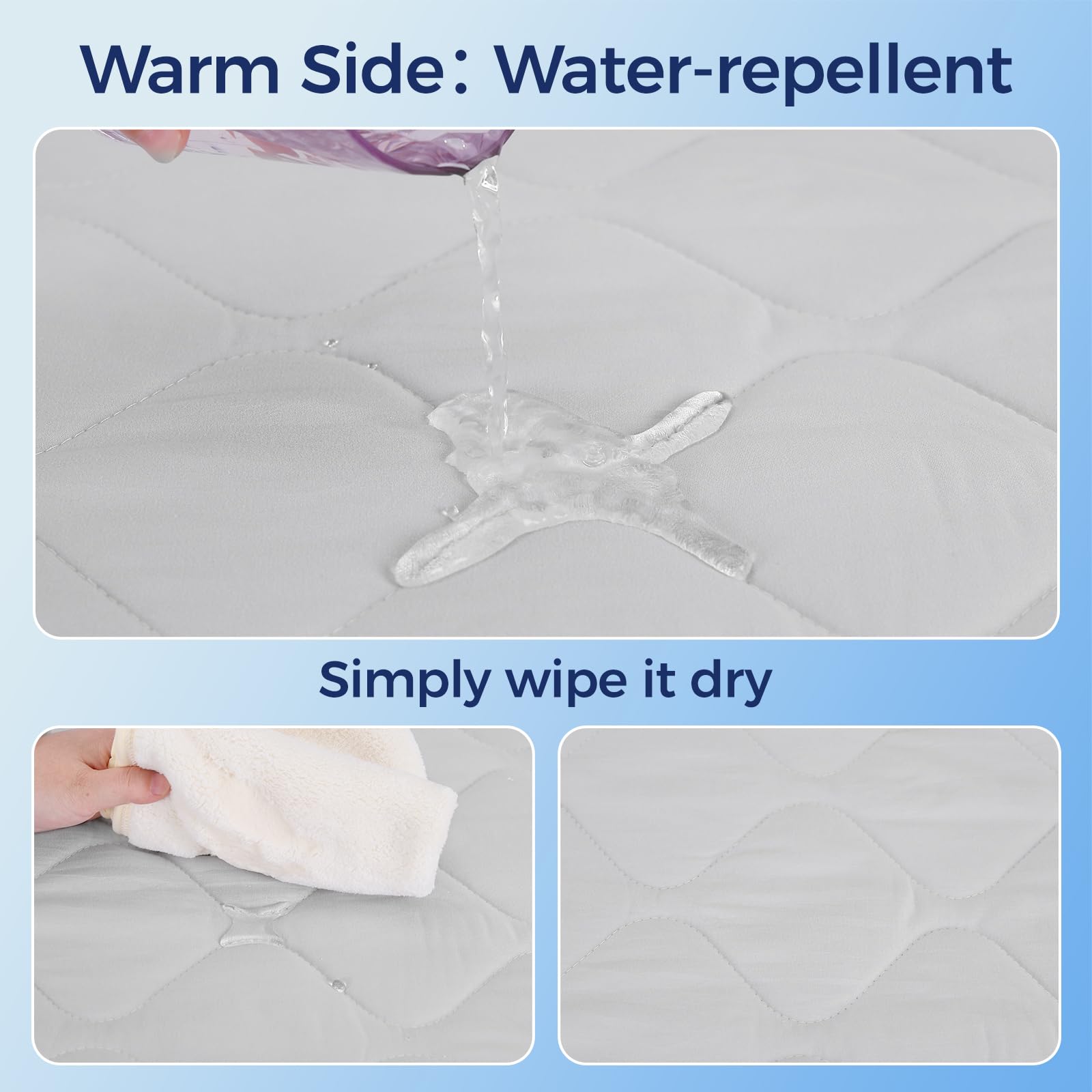 Rywell Coperta rinfrescante per cani, 153 x 101 cm, tappetino rinfrescante per cani Q-Max > 0,5, superfici di raffreddamento e cotone per tutte le stagioni, tappetino rinfrescante per cani, coperta