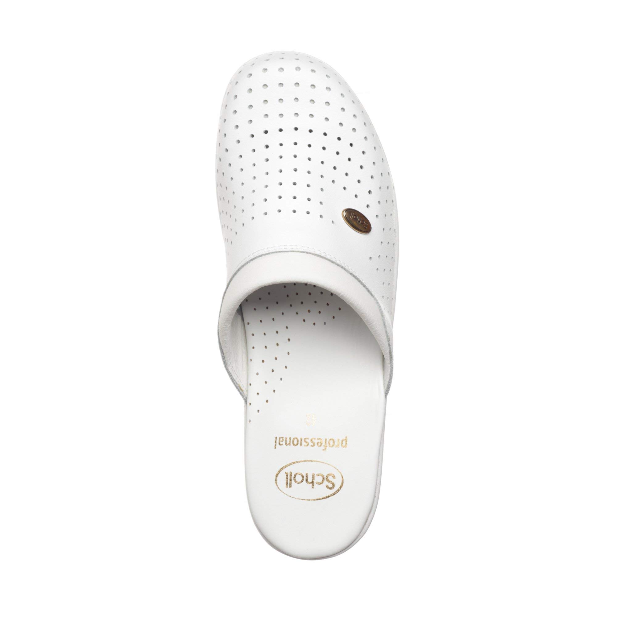 Scholl Clog Backguard, Zoccoli Sanitari Medicali Unisex - Adulto, Bianco, 41 EU