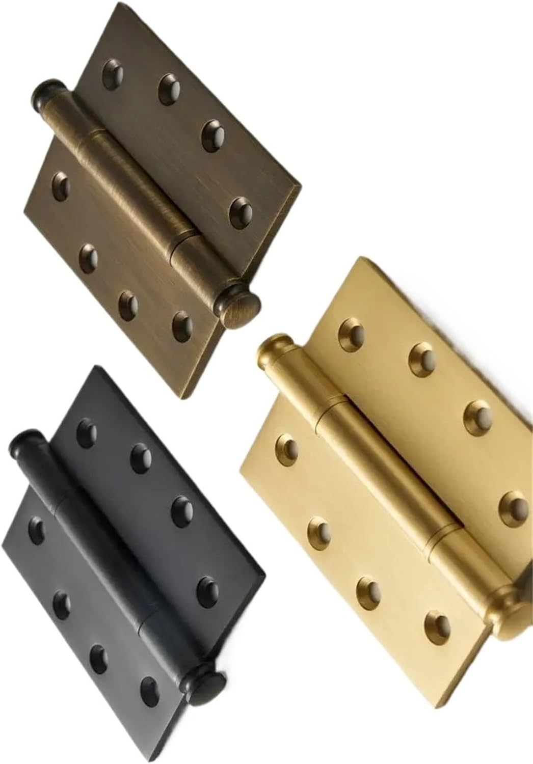 Solid Brass Door Gate Hinges Matte Antique Black 1Pcs(H402-AB)