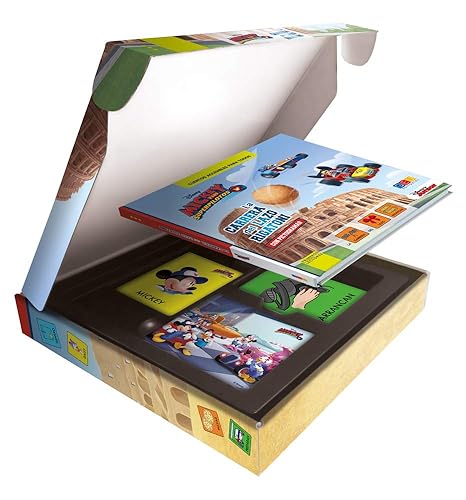 Mickey y los superpilotos.La carrera del lazo Rigatoni - cuento con pictogramas/ Editorial GEU/ A partir de 3 años-TEA/ Fomento lectura / Apoyo visual (CUENTOS ACCESIBLES PARA TODOS)