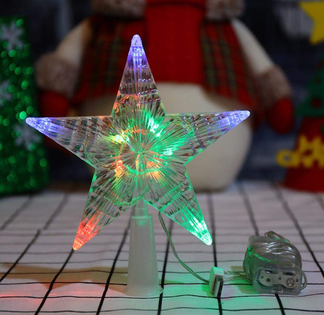 Amazon | YONIK ツリートップスター LED トップスター 光る クリスマス