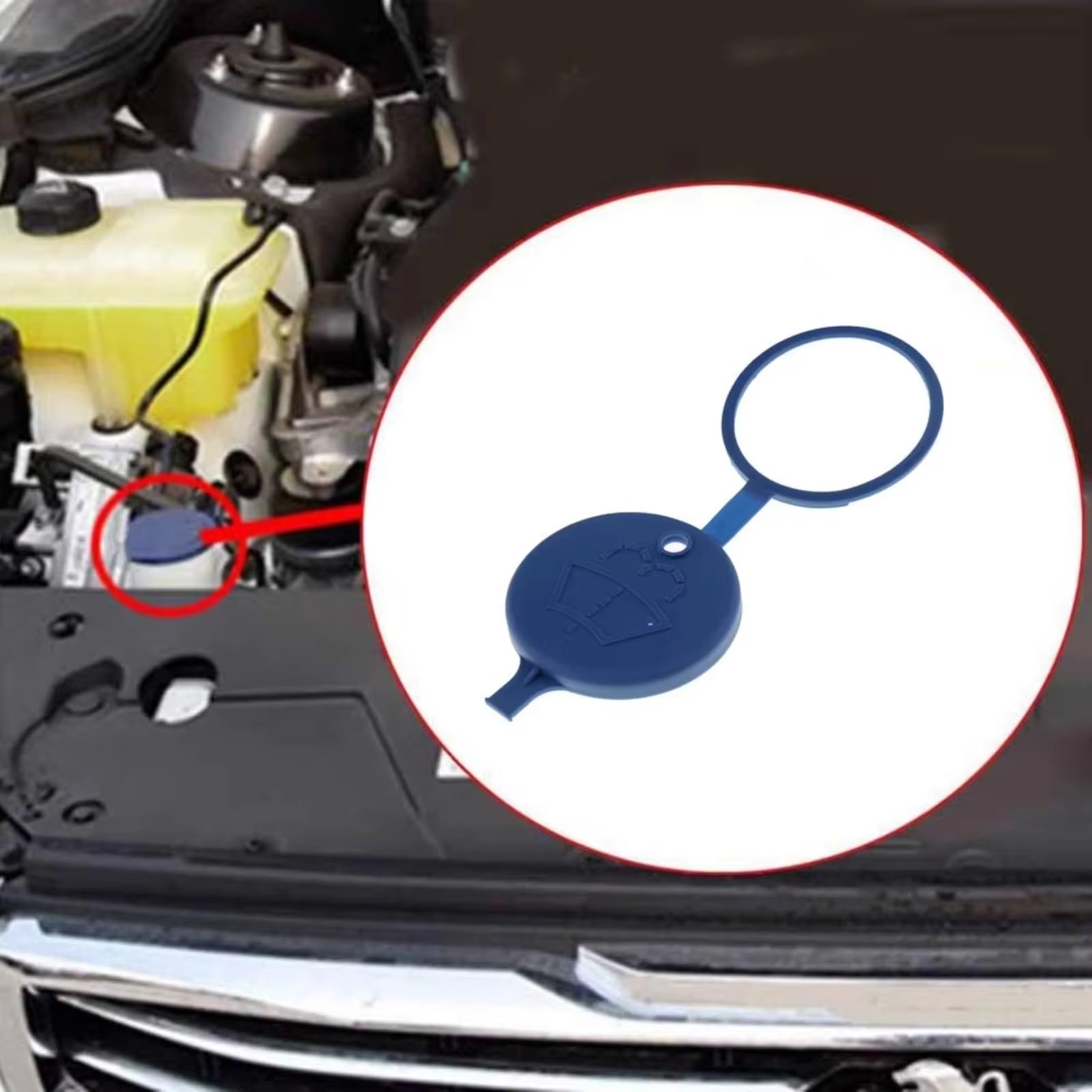 do Citroena dla C4 C5 dla Xsara 1 szt. spryskiwacz szyby samochodowej korek zbiornika płynu do spryskiwaczy przedniej szyby 643230