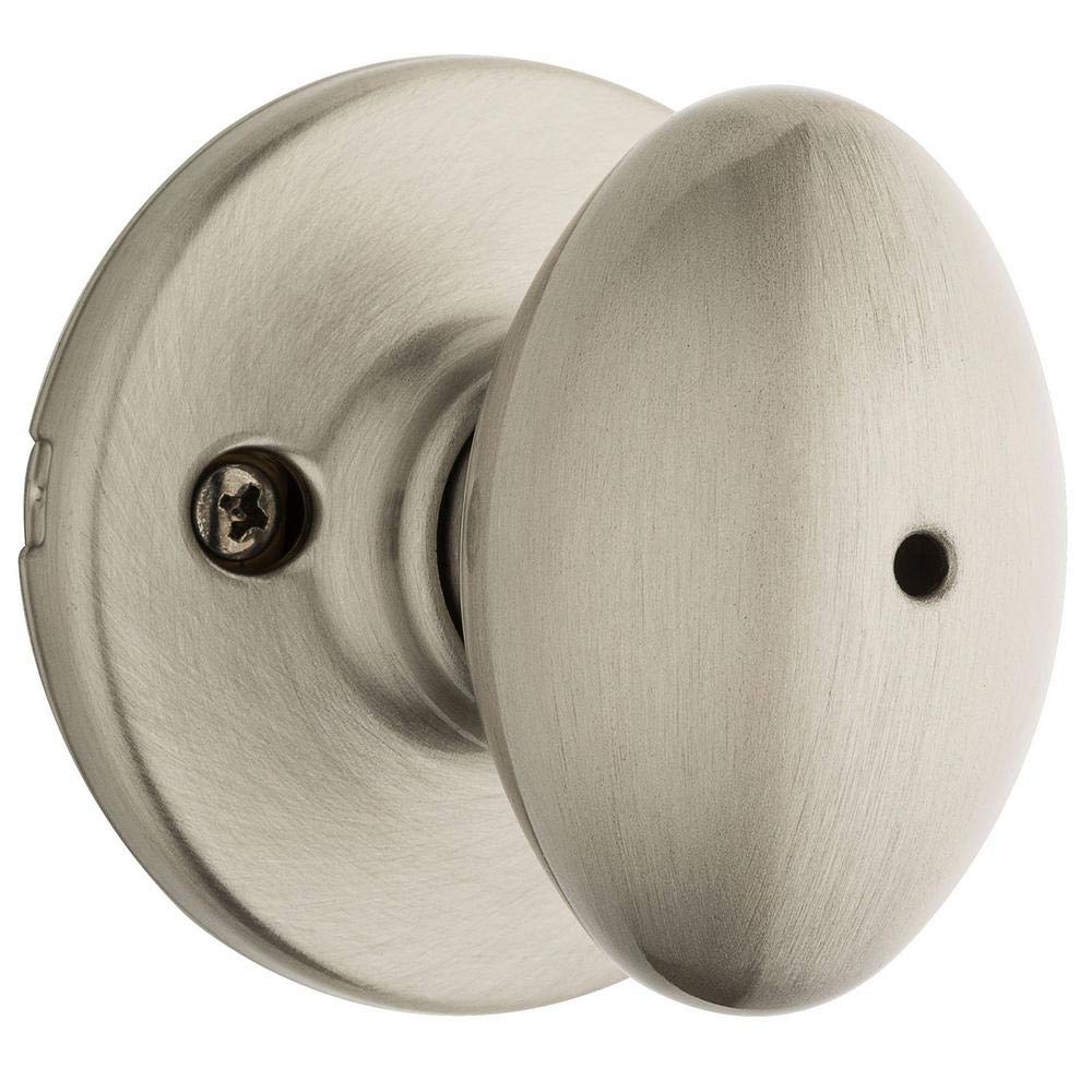 Kwikset 300AO 15 6AL RCS V1 Satin Nickel Aliso Privacy Lock