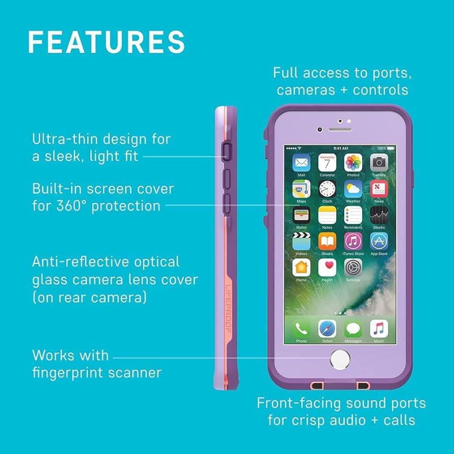 LIFEPROOF FRE  iPhone 8 plus/7 plus 対応 Amazon.com: LifeProof FRĒ Series Waterproof Case for iPhone