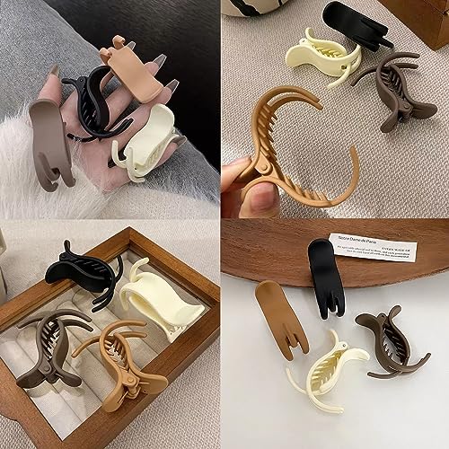 Set de 4 pinzas para cabello para mujeres miniatura 7
